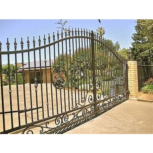 Wrought Iron Hand Made Forged Iron Gate Galvanized Iron Bar Gate From ...