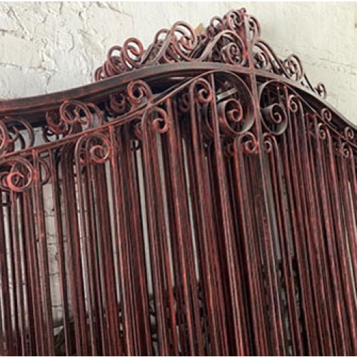 Elegant wrought iron gate