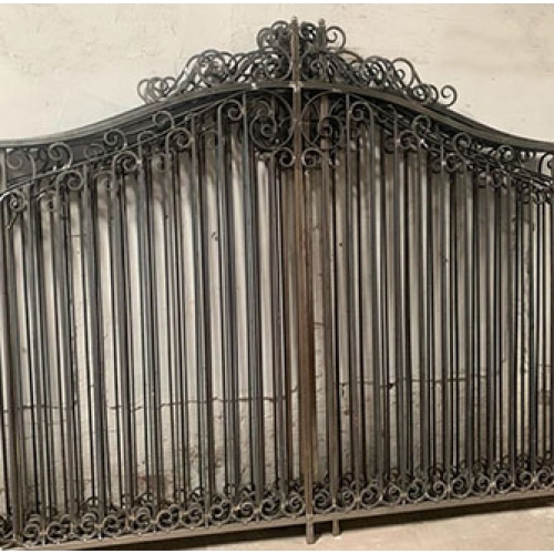 Elegant wrought iron gate