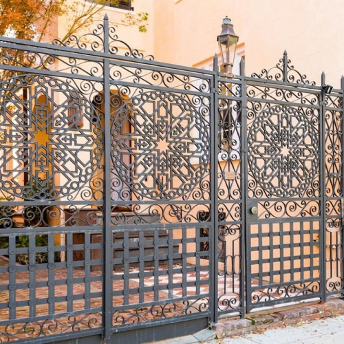 Nice wrought iron gate