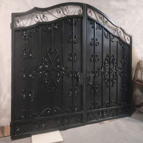 Warehouse wrought iron gate