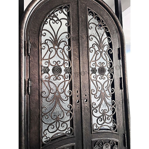 Vintage wrought iron door custom design