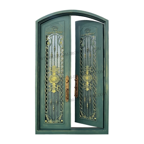 Luxurious design wrought iron custom villa front door