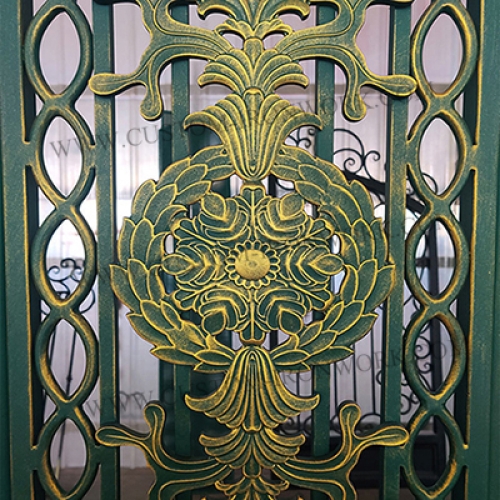 Luxurious design wrought iron custom villa front door