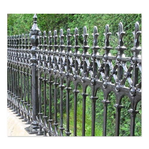 Vintage handmade metal custom design villa fence